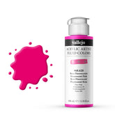 VALLEJO Fluid Acrylic 620-100ML. Fluorescent Pink - Al Masam Stationery LLC